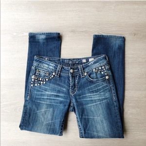 Miss Me Boot With Jeweled Flap Pockets